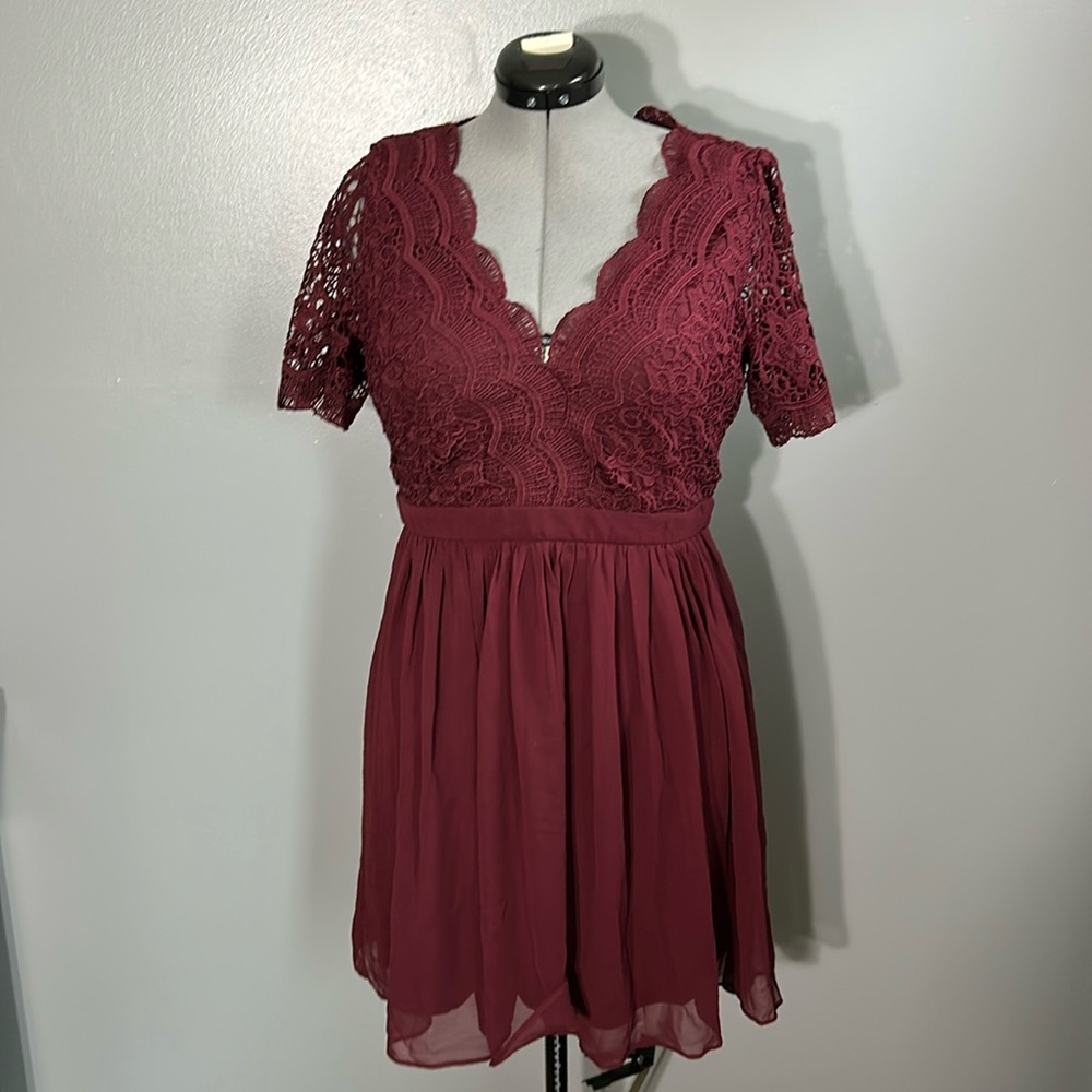 XL lulus crochet top dress
